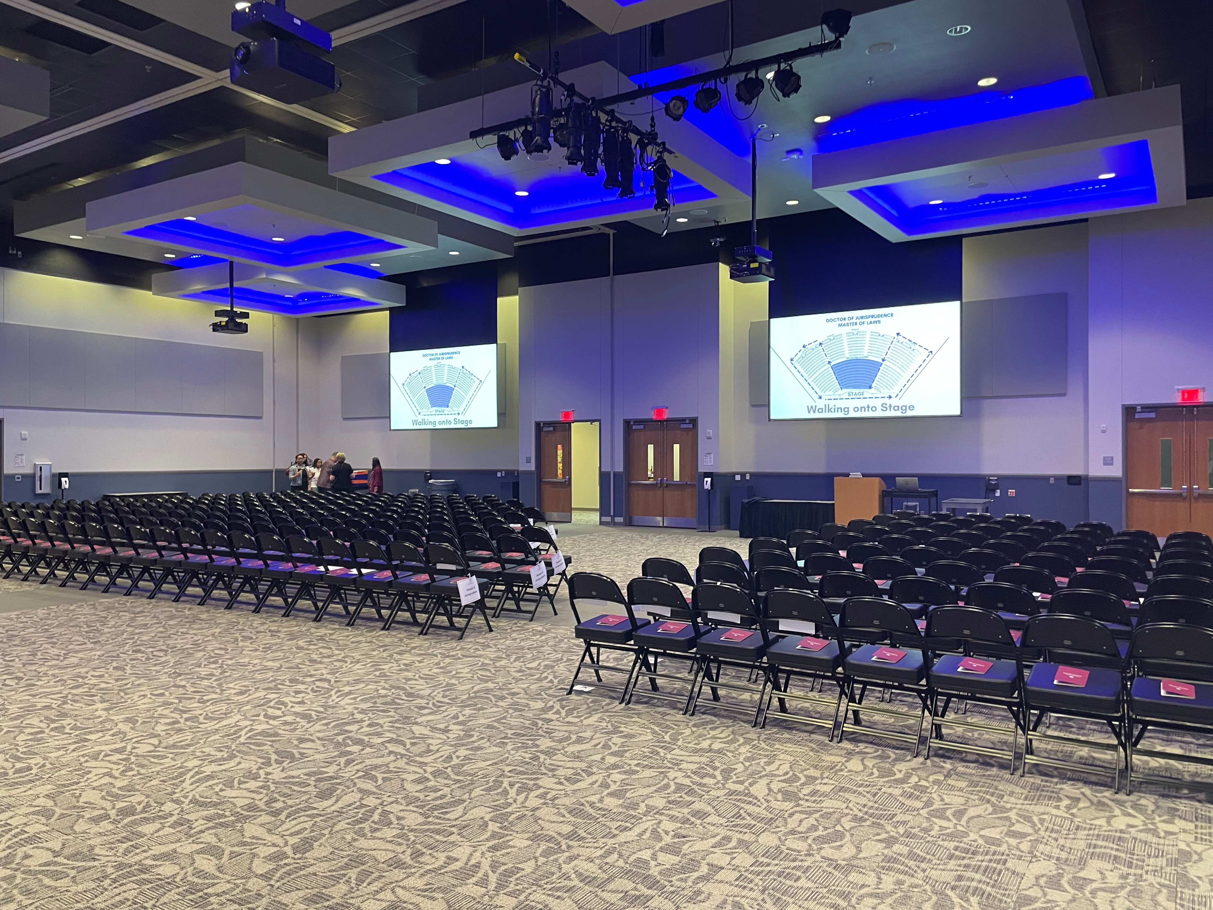 Holding room for students.